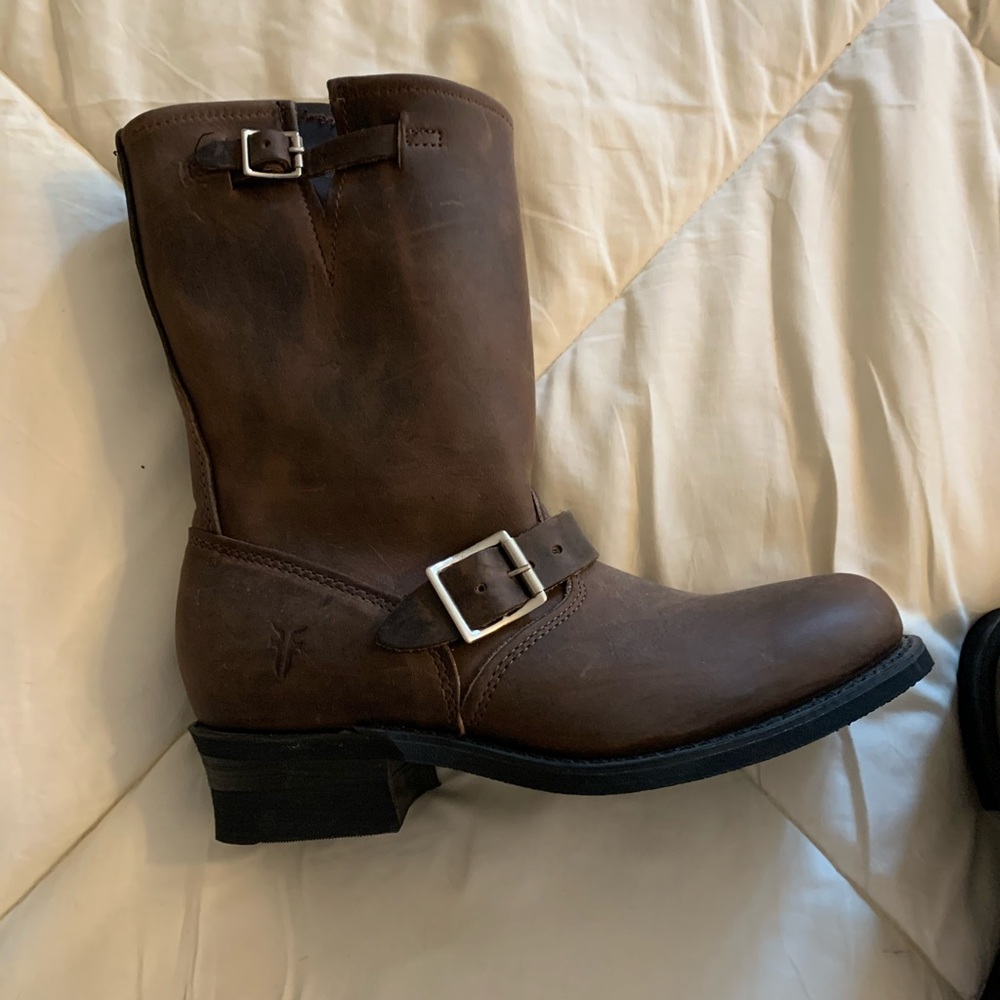 Frye harness boots